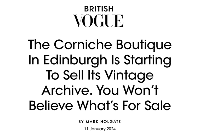 Vogue Feature The Corniche Archive